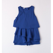 I DO φόρεμα ολόσωμο παιδικό κορίτσι 4.8890-3755 μπλε ρουά